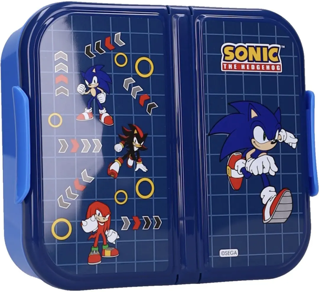 Sonic Eat Yum Repeat Lunchbox - Blauw - afbeelding 6 van 6
