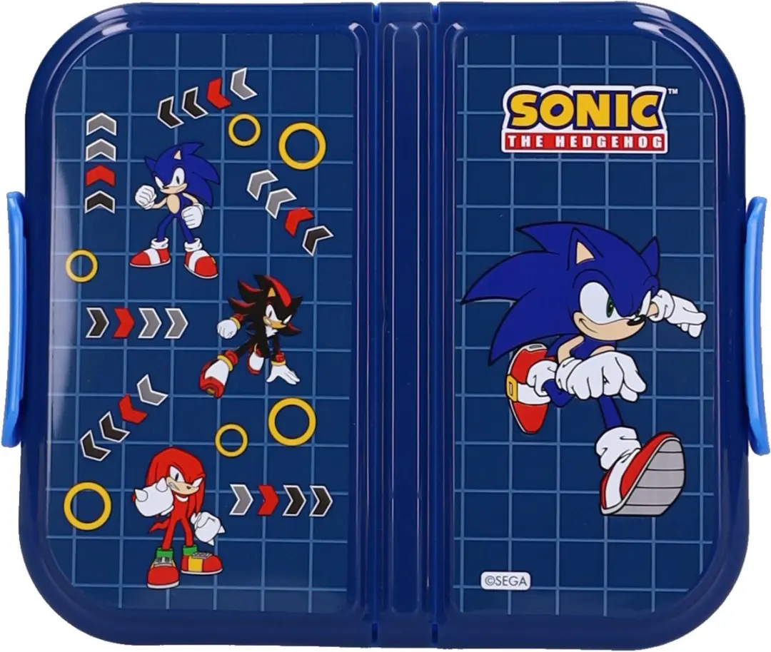 Sonic Eat Yum Repeat Lunchbox - Blauw