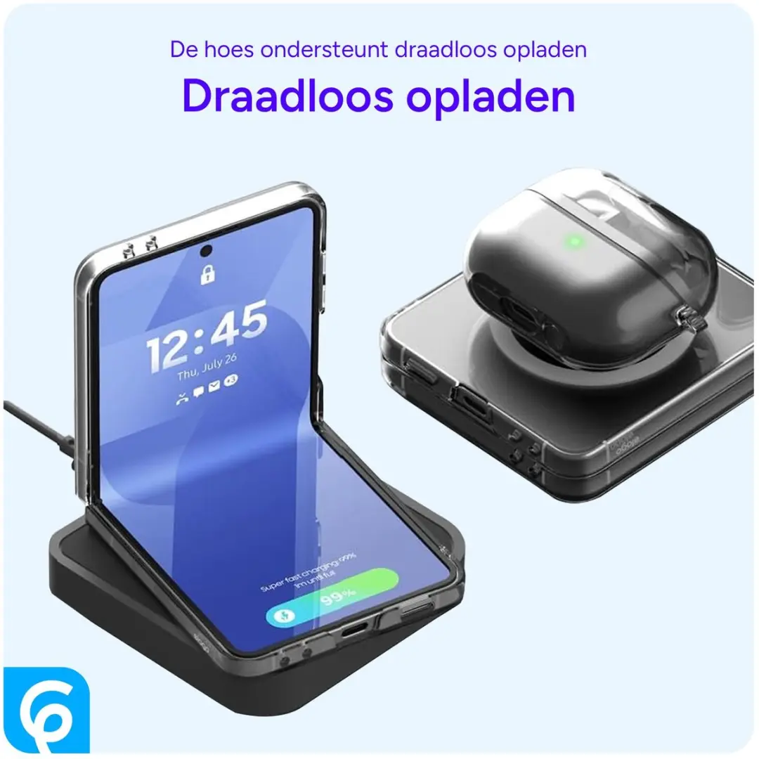 Selected Hoesje Samsung Galaxy Z Flip 7 MagSafe Transparant