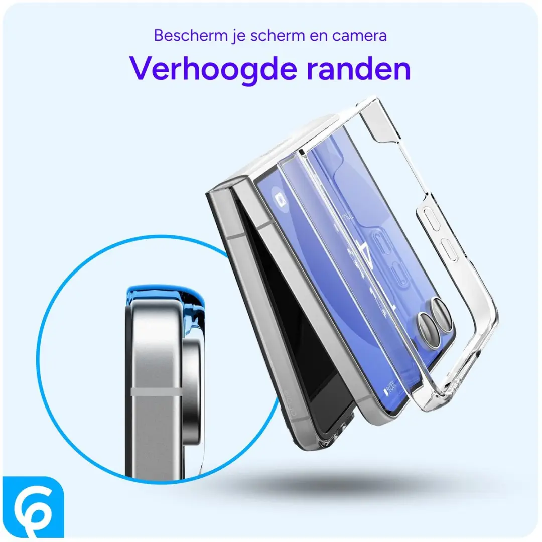 Selected Hoesje Samsung Galaxy Z Flip 7 MagSafe Transparant