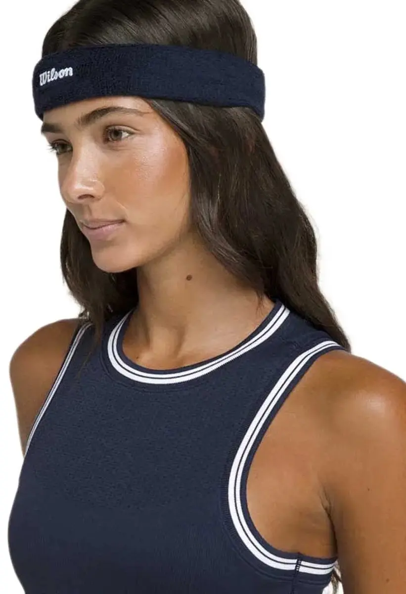 Wilson Hoofdband Classic Navy - One Size