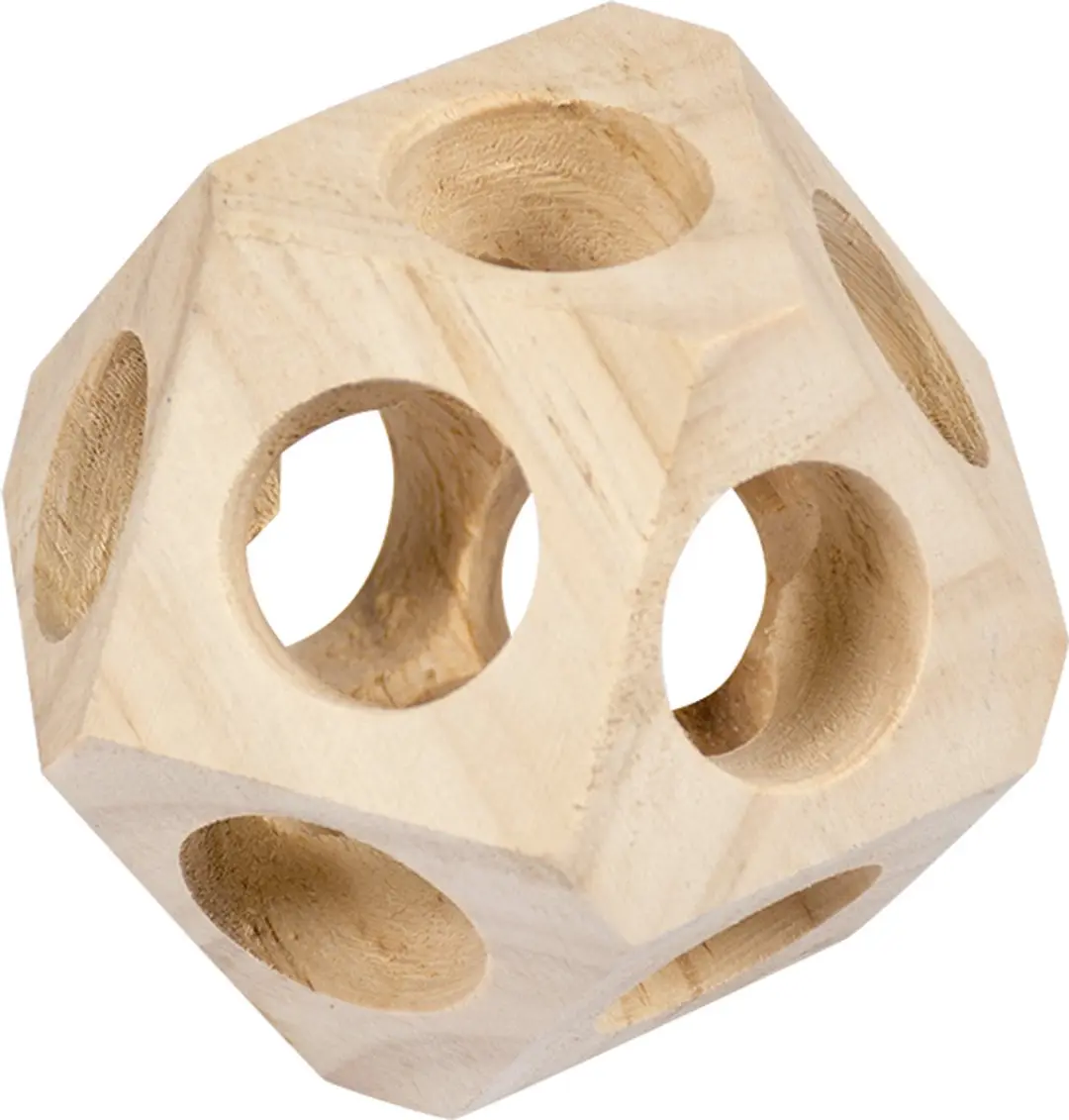 DuvoPlus Houten Speelbal 10x10x10cm