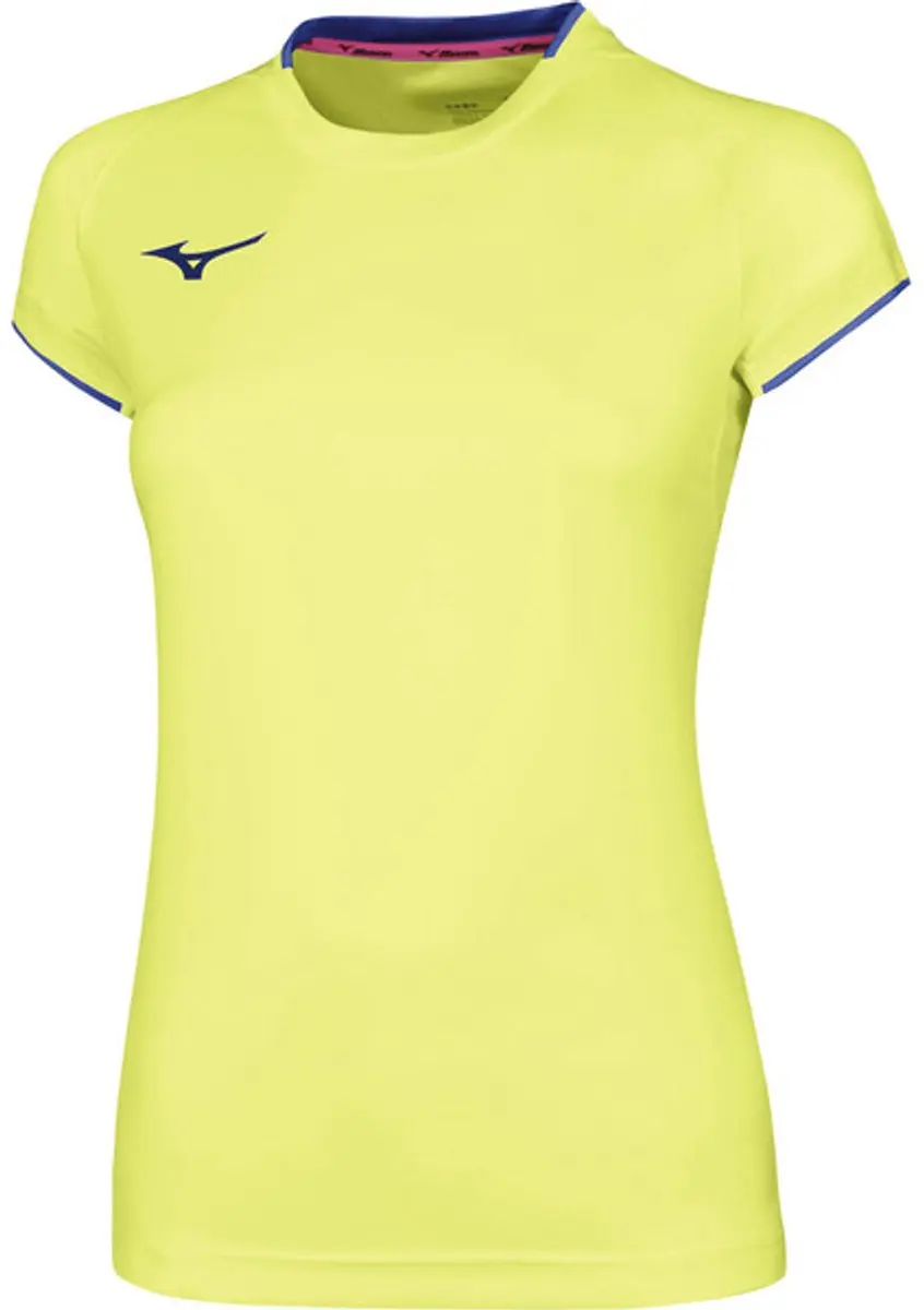 Mizuno Core Shirt Dames - M - Geel