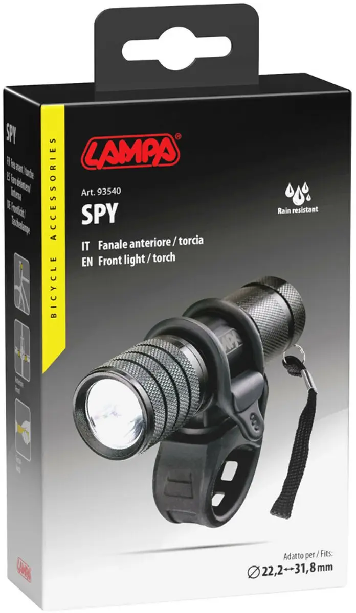 Lampa LED Zaklamp 80 Lumen - Zwart