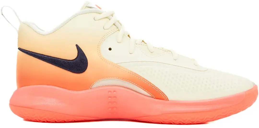 Nike Zoom Hyperset 2 Indoor Sportschoenen 37.5 - Coconut Milk/Cave Purple/Hot Lava