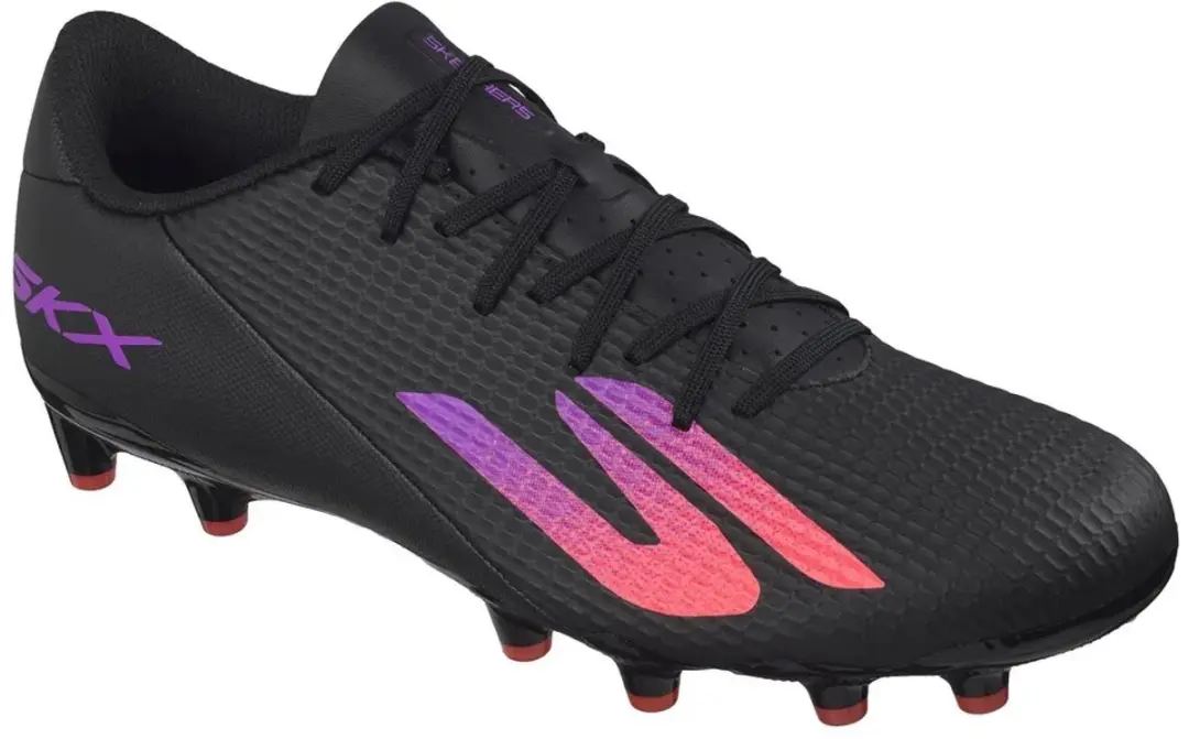 Skechers 2 Academy Ag Voetbalschoenen 45 - Black/Purple