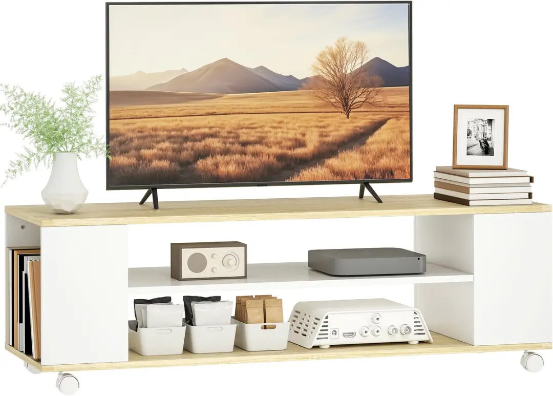 ECTEATOY Zwevend TV-meubel 120x40x38,5cm