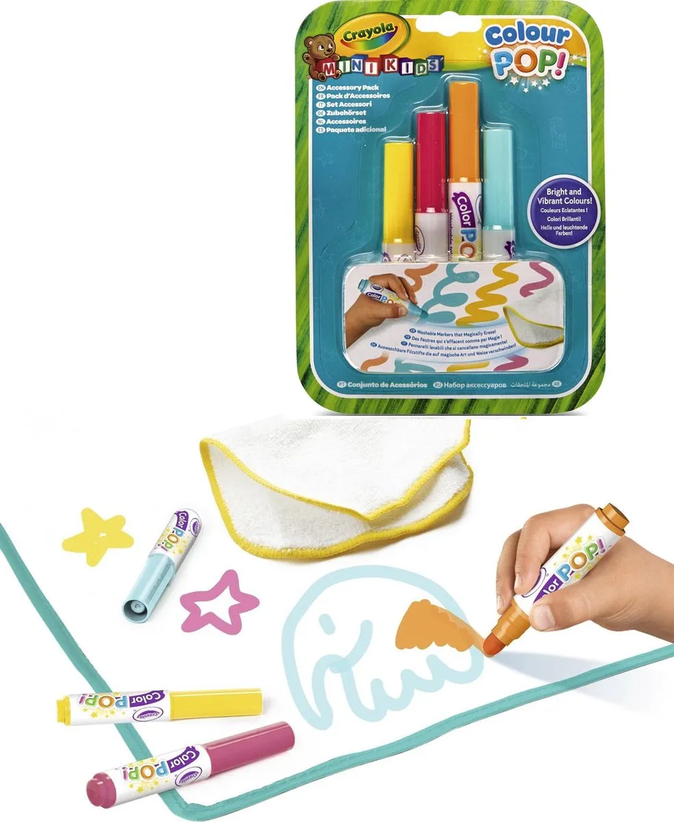 Crayola Colorpop Stiften Hobbypakket - 20 Stuks (5x4) - Veelkleurig