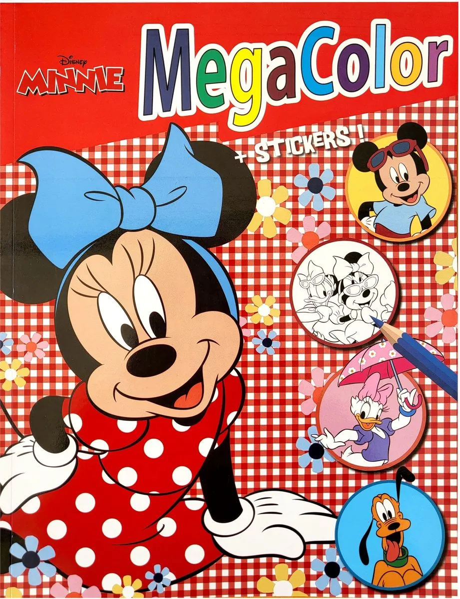 Disney Minnie Kleurboek 120 Pg + Stickers