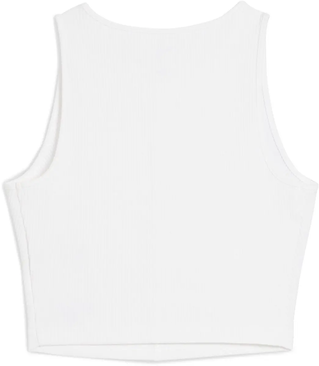 PUMA x HYROX RIB Crop Tanktop - Wit - XL