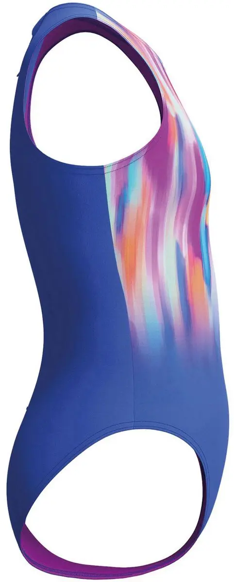 Speedo ECO Placement Hydrasuit Sportbadpak - Maat 152 - Blauw/Roze