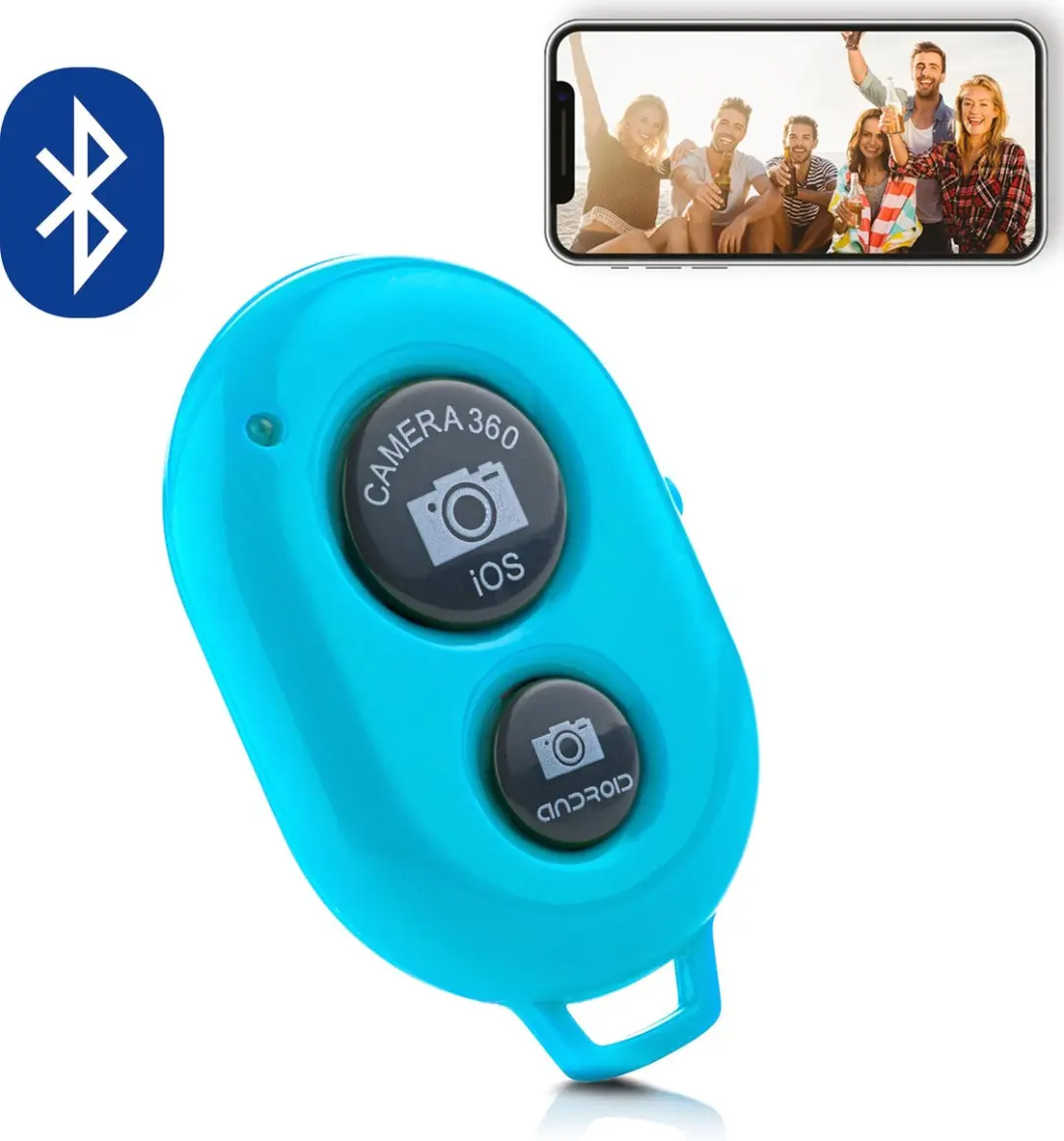 MOJOGEAR MG-02-BLUE Bluetooth Afstandsbediening