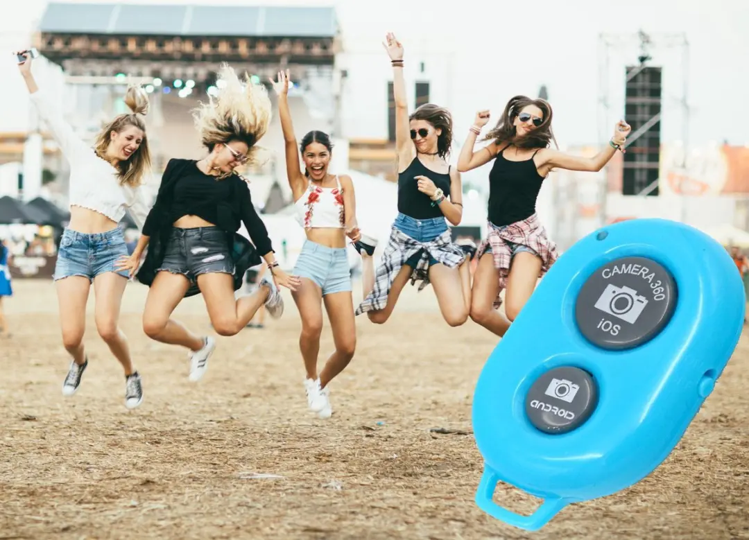 MOJOGEAR MG-02-BLUE Bluetooth Afstandsbediening - Blauw