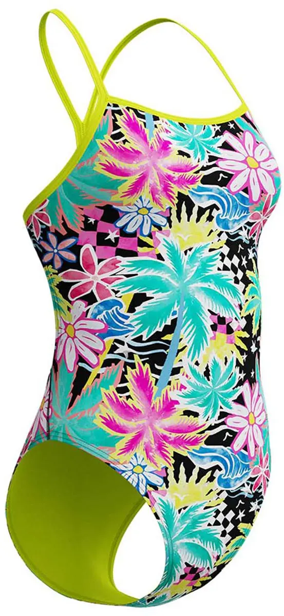 Speedo Fl Printed V-back 2.0 Zwemkleding 32 - Tropicana/Black