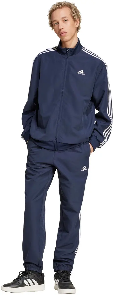 Adidas 3-Stripes Woven Trainingspak IY6656 - Blauw XXL