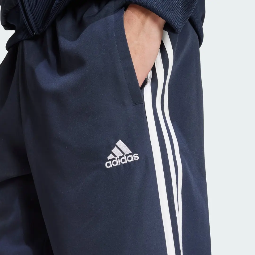 Adidas 3-Stripes Woven Trainingspak IY6656 - Blauw XXL