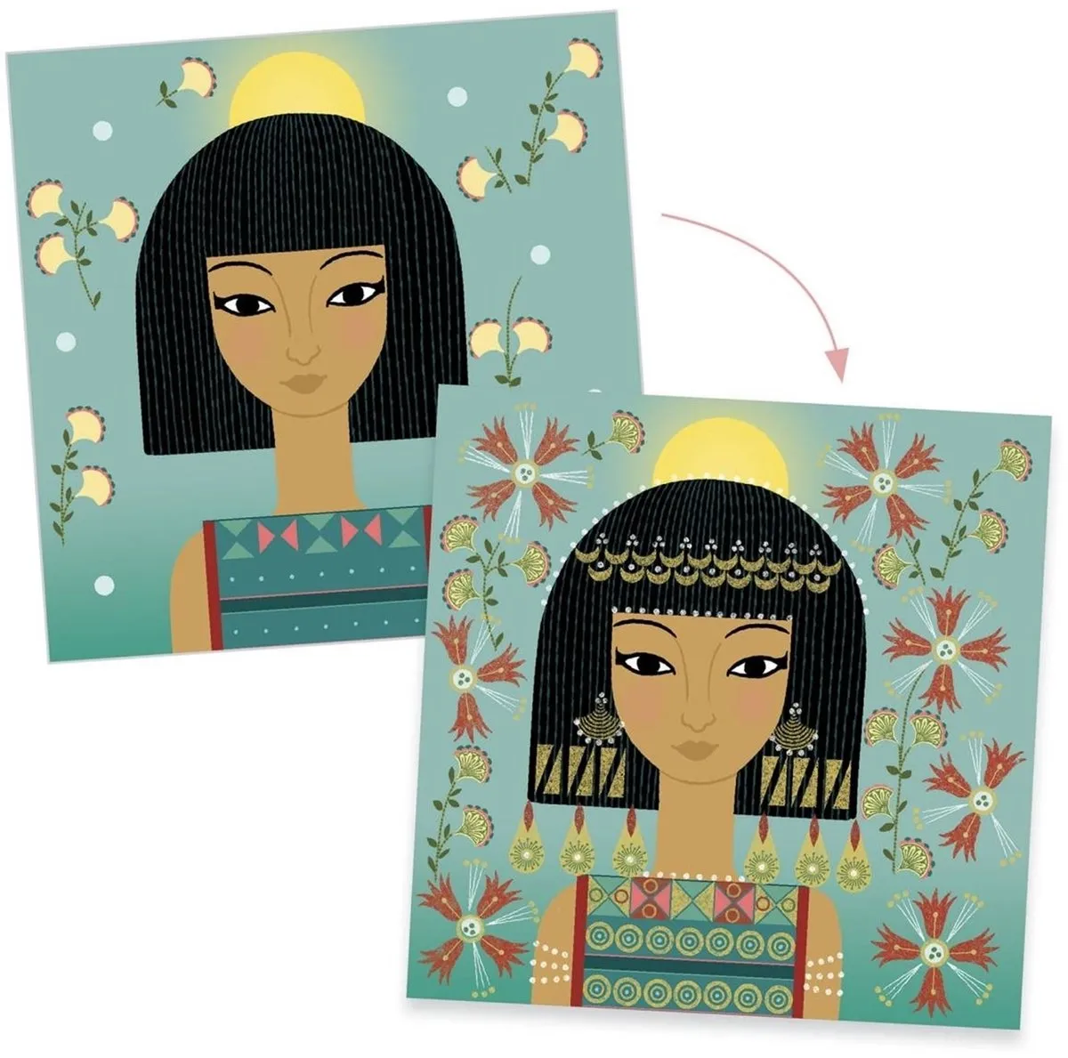 Djeco Patterns and Decorations Stempels - Meerkleurig