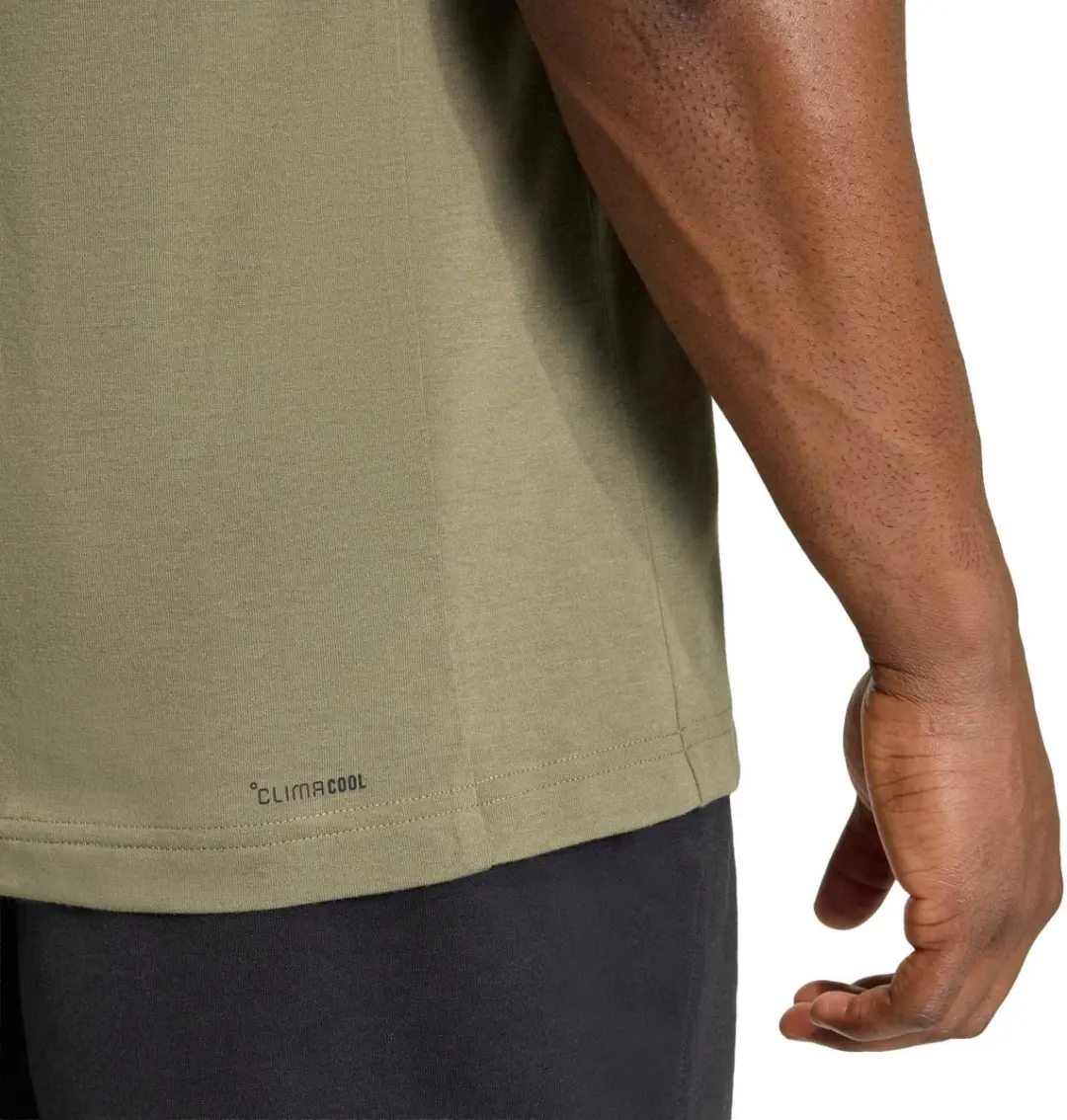 adidas Essentials Shirt Heren S - Olijfgroen