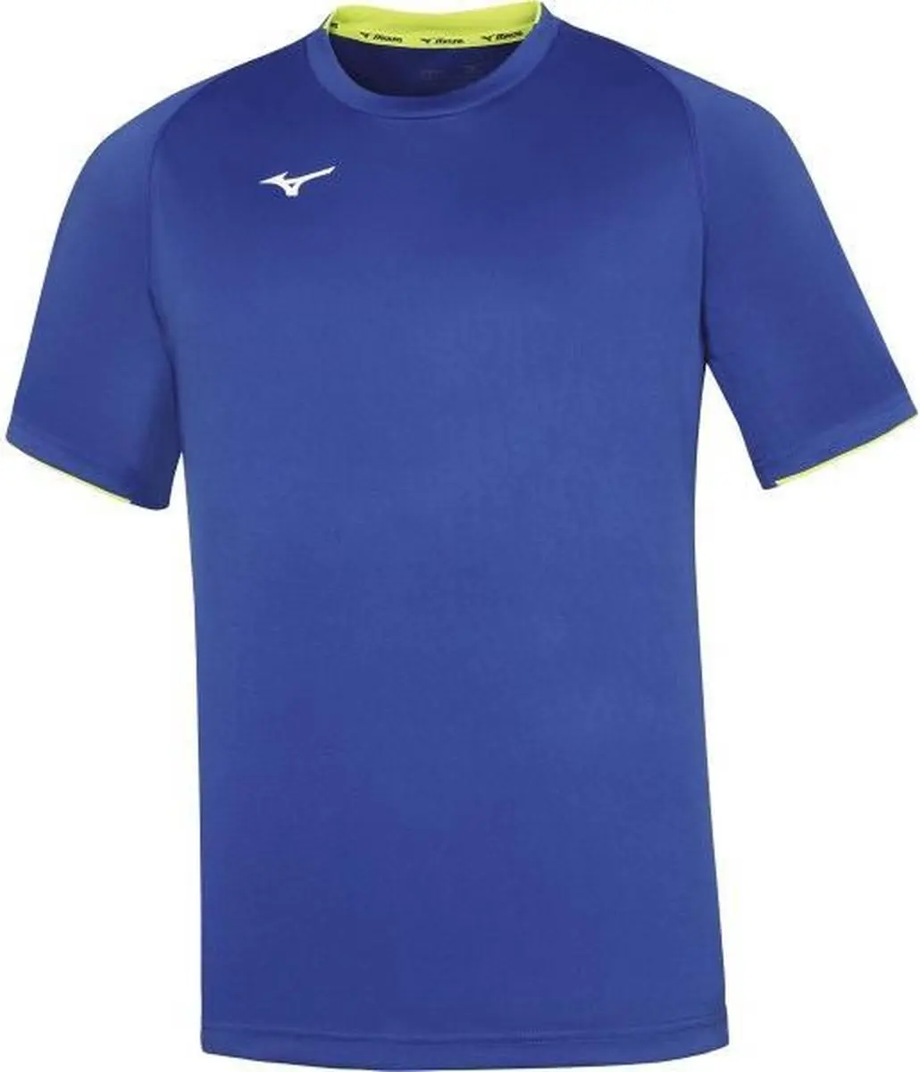 Mizuno Core Shirt Heren - XXL - Blauw