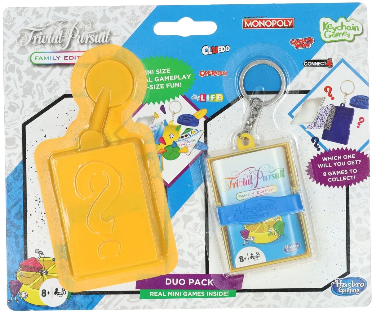 Hasbro Trivial Pursuit Mini Sleutelhanger