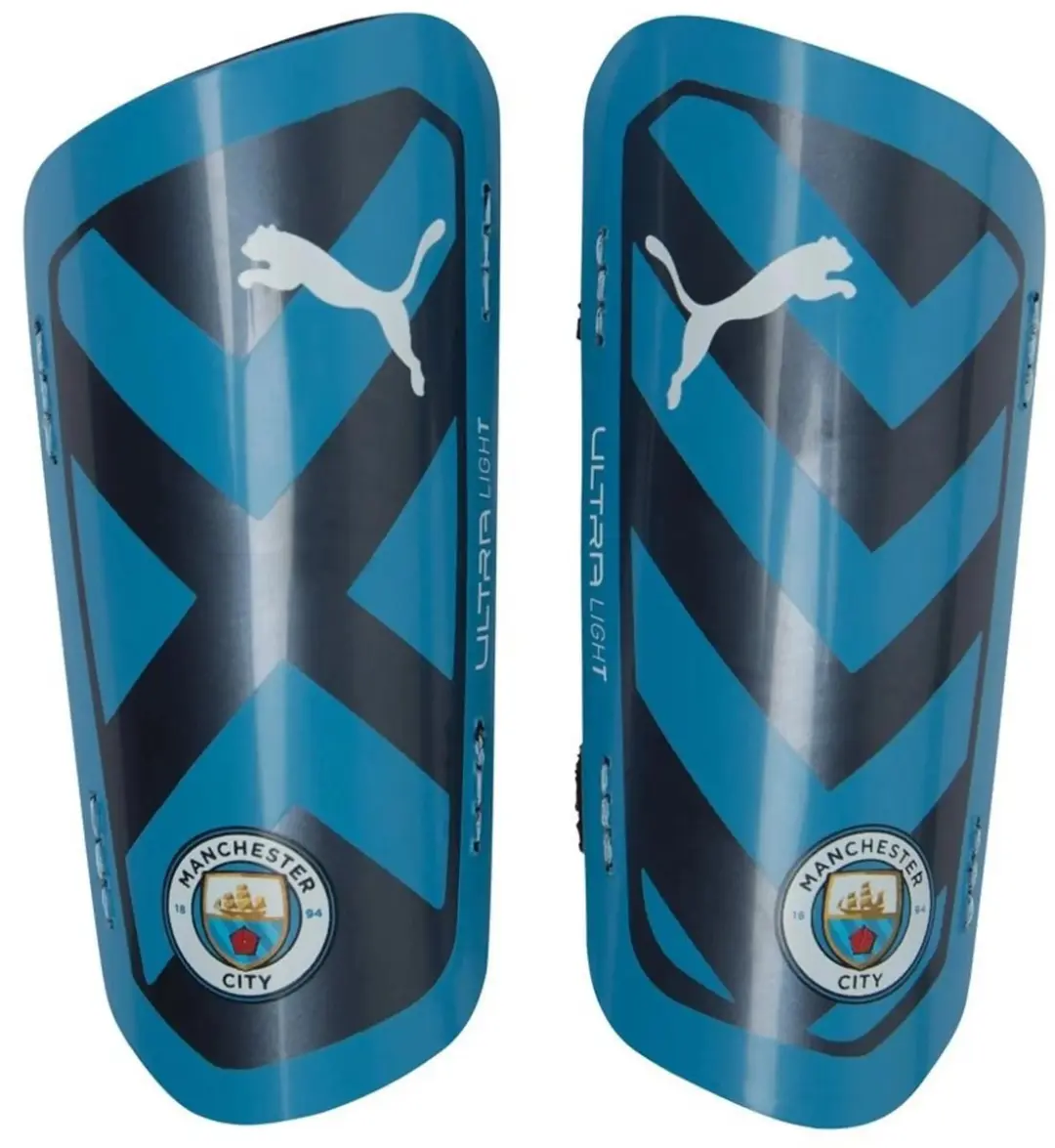 PUMA Manchester City Tr Ultra Light Strap Scheenbeschermers - Tea Blue - afbeelding 2 van 2