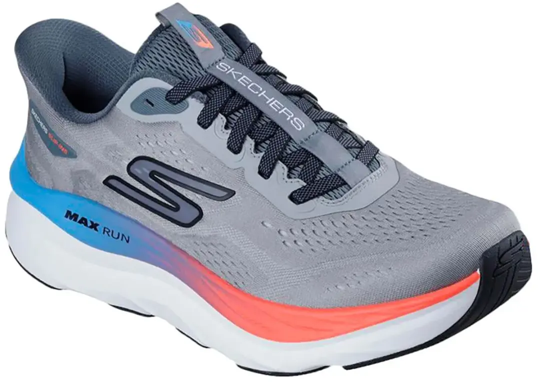 Skechers Max Run Hardloopschoenen 46 - Grijs