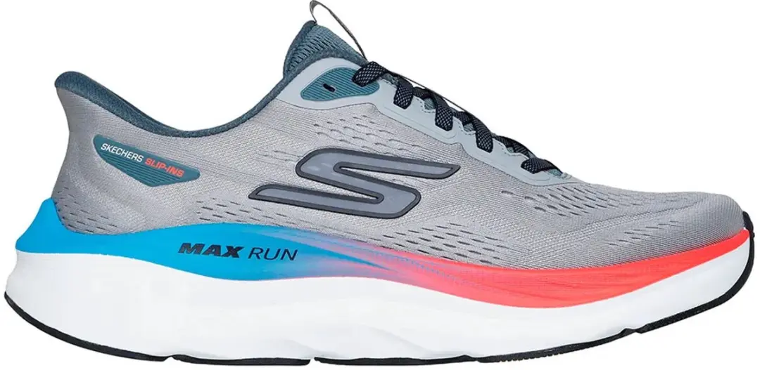 Skechers Max Run Hardloopschoenen 46 - Grijs