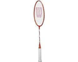 Wilson Tour 30 Junior Badmintonracket - Rood