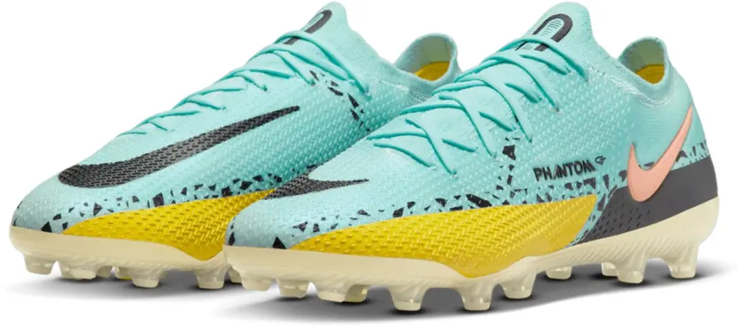 Nike Phantom GT Elite AG-PRO Voetbalschoenen 47.5 - Blauw/Geel
