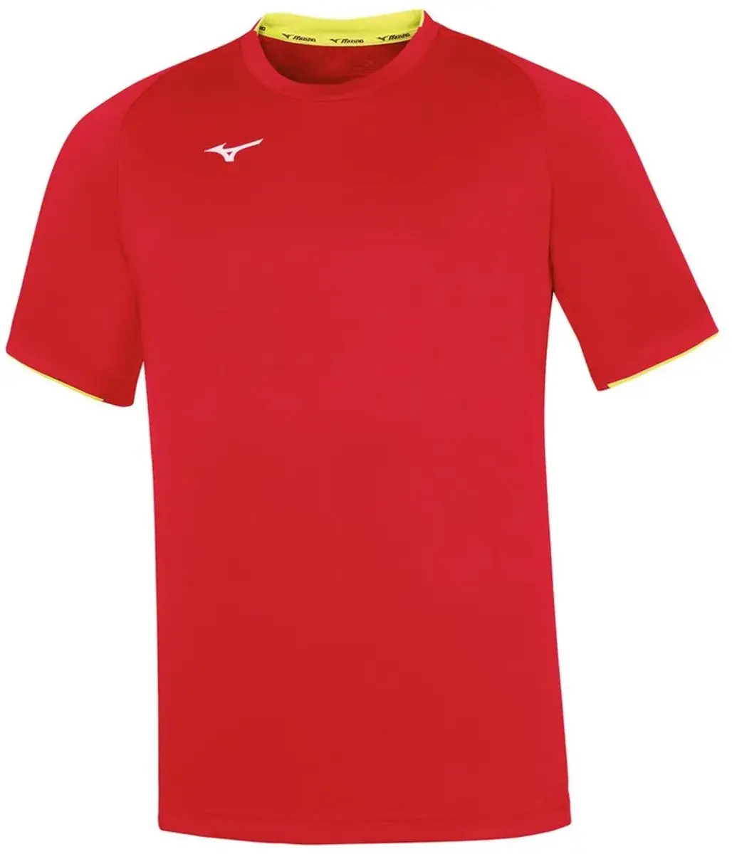 Mizuno Junior T-shirt Rojo/Amarillo - S