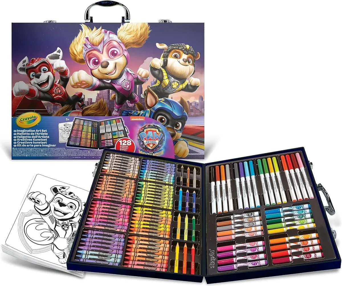 Crayola Paw Patrol Mighty Movie Kleurkoffer