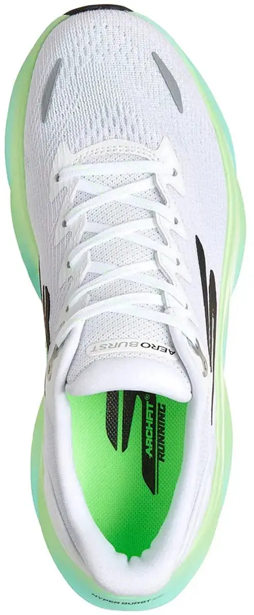 Skechers SKX Aero Burst Hardloopschoenen - EU 40 - Wit/Lime