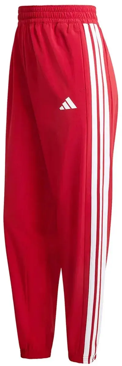 adidas Train Essentials 3 Stripes Joggers - Rood L