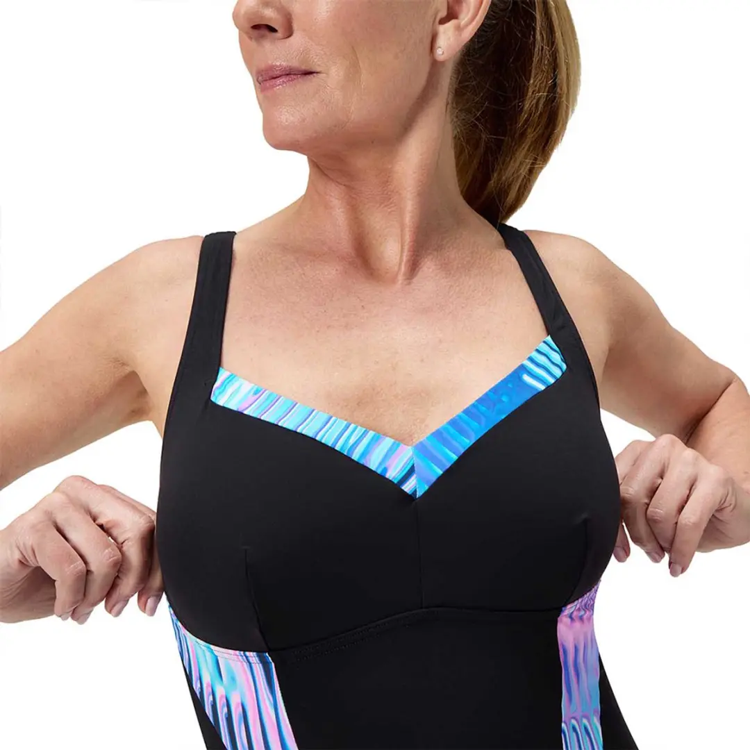 Speedo Lunaelustre Zwemkleding Badpak - UK 40 Indigo Glow