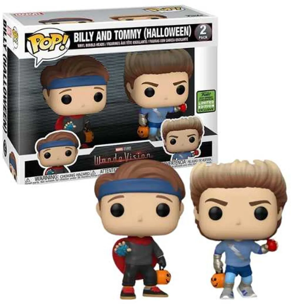Funko Pop! Marvel WandaVision Billy & Tommy Halloween 2-Pack