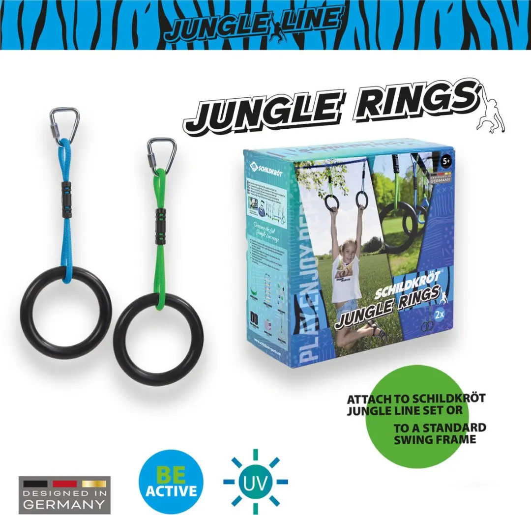 Schildkröt Jungle Line Ringenset - Meerkleurig