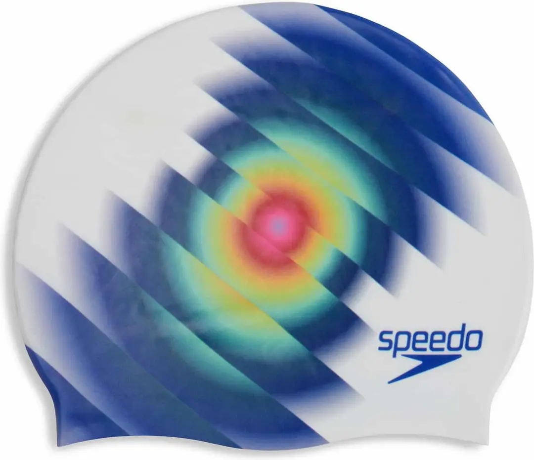 Speedo Digital Printed Cap Blauw/Wit