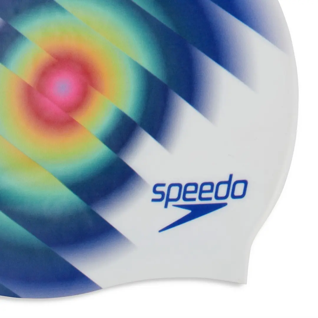 Speedo Digital Printed Cap Blauw/Wit