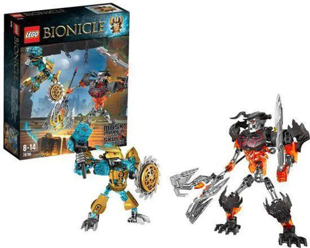 LEGO Maskermaker vs. Schedelmeester - 171 Stukken - Blauw/Goud