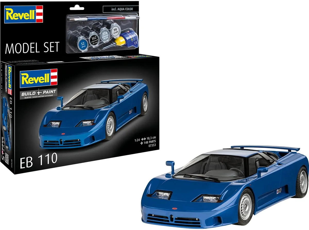 Revell Bugatti EB 110 Modelbouwpakket 1:24
