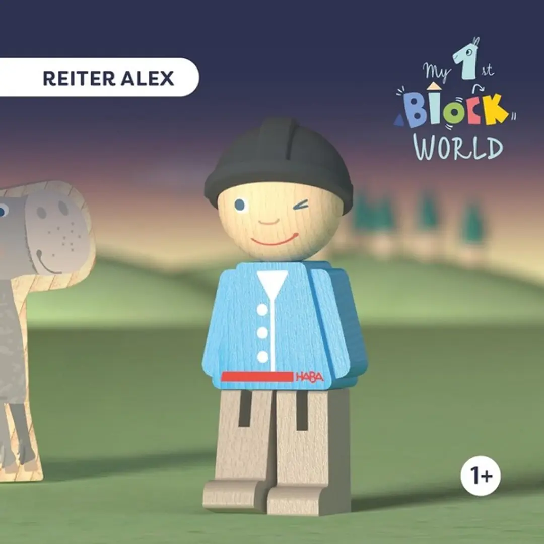 Haba My First Block World Alex Speelfiguur 8cm