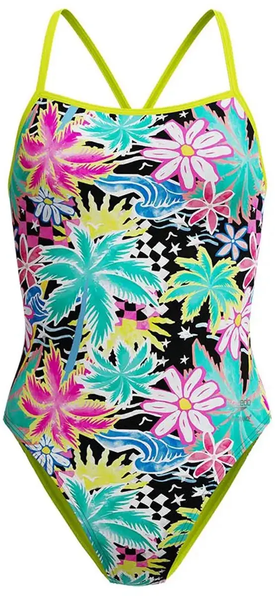 Speedo Fl Printed V-back 2.0 Zwemkleding - UK 28 - Veelkleurig