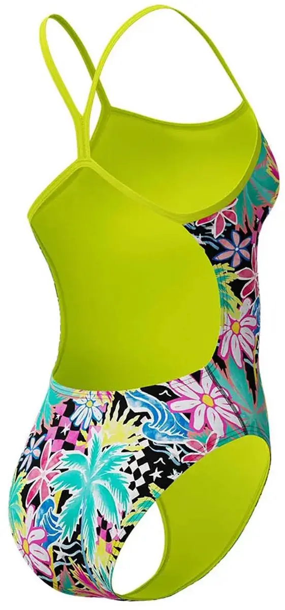 Speedo Fl Printed V-back 2.0 Zwemkleding - UK 28 - Veelkleurig