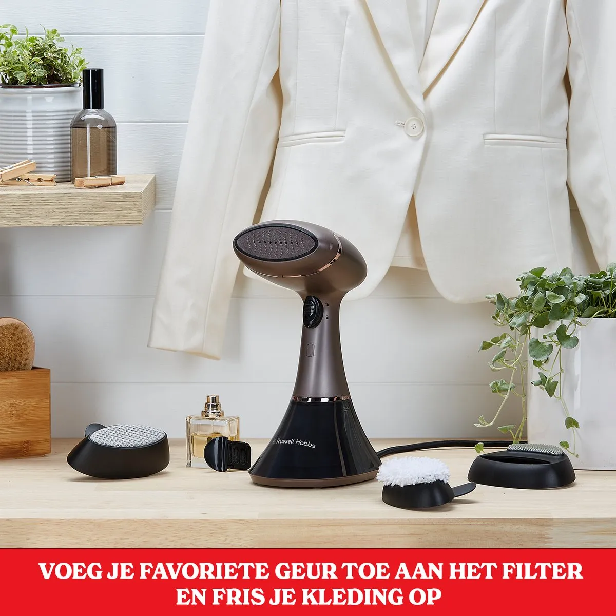 Russell Hobbs Steam Genie Aroma 23964046001 Handstomer - 1800W - Brons - afbeelding 6 van 6