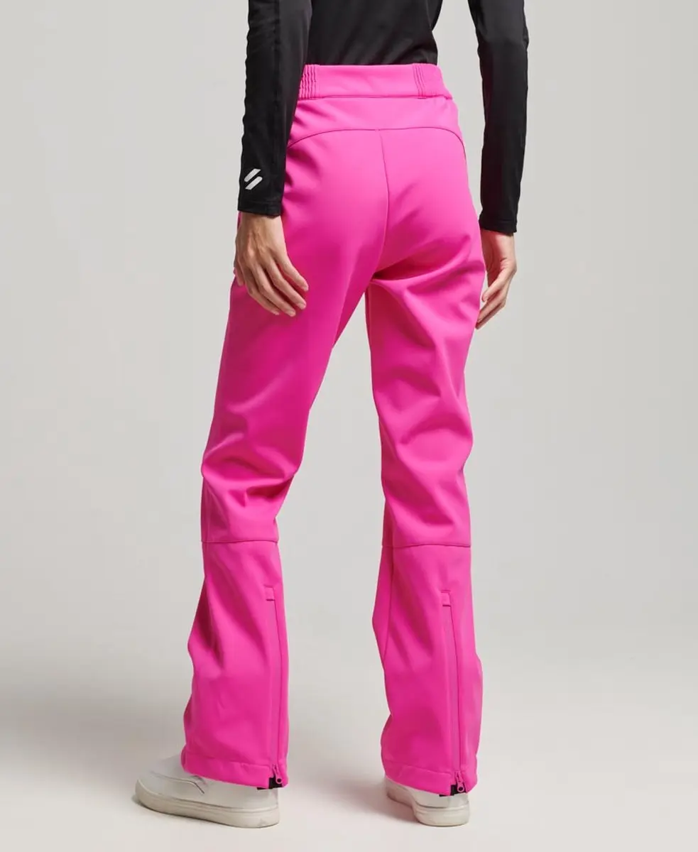 Superdry Ski Softshell Slim Trousers WS110157A-9TN - Maat M - Hyper Magenta Pink - afbeelding 6 van 6