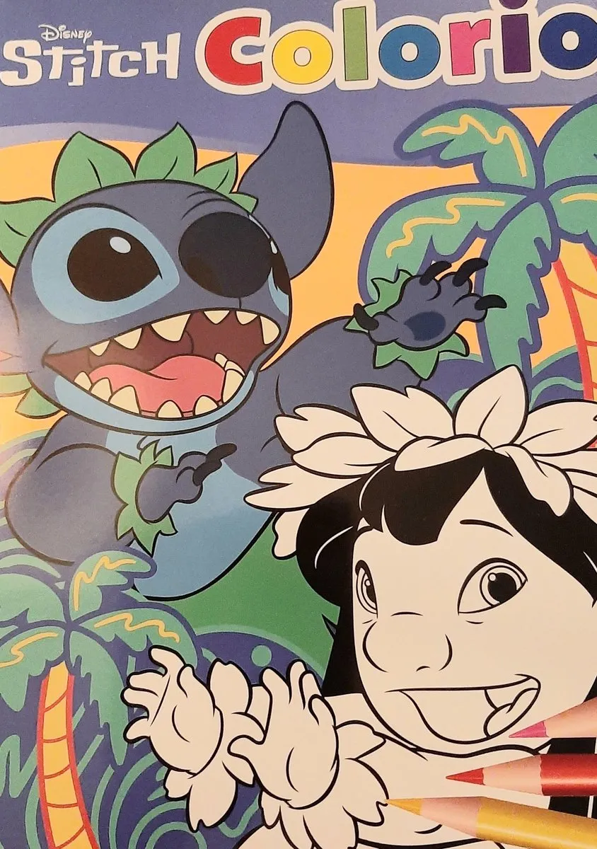 Disney Lilo & Stitch Kleurboek Aloha Hawaii
