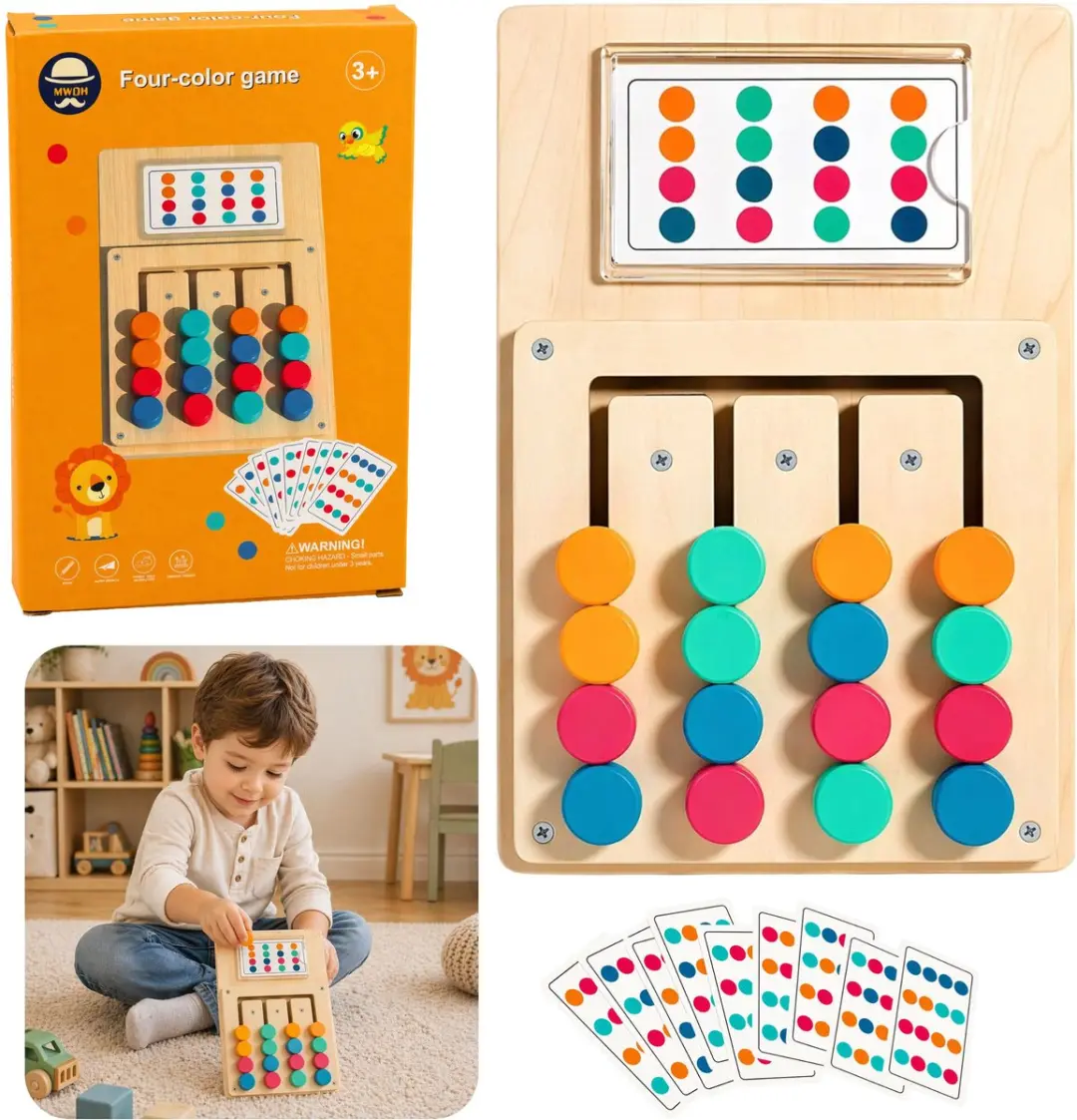 Lean Toys Houten Logicaspel
