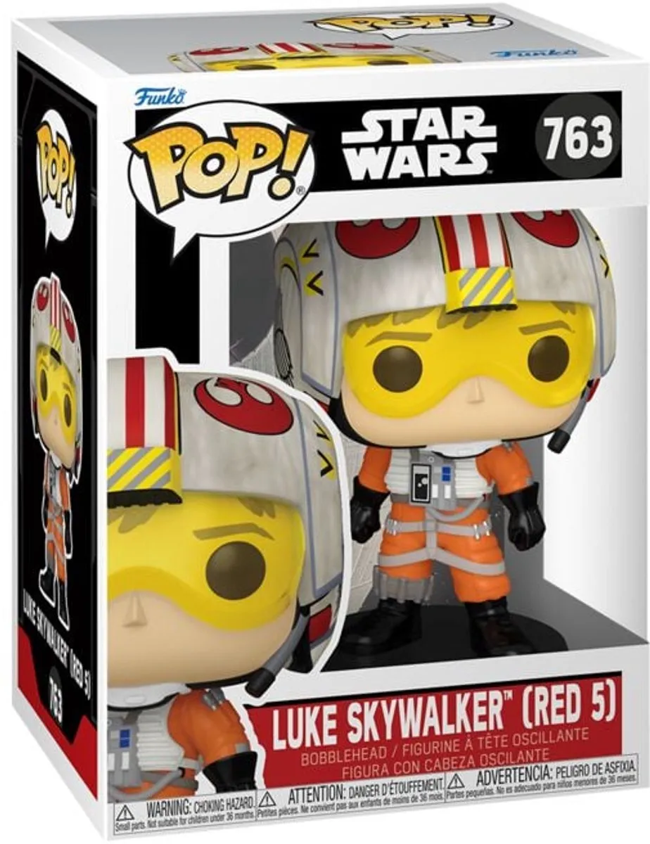Funko Star Wars Luke Skywalker (RED 5) Pop! Vinylfiguur - 763