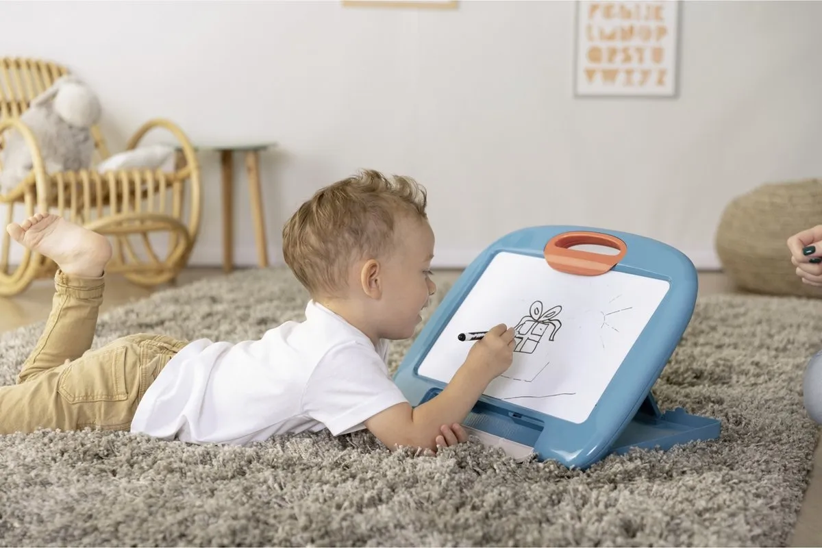 Smoby Reis Tekenbord Multicolor - met stift en kleurplaten