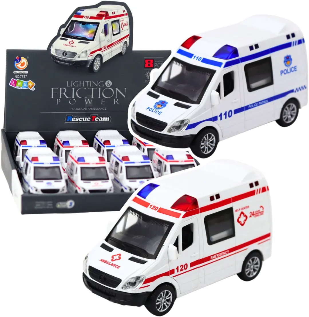 Lean Toys Politieauto Ambulance Mix